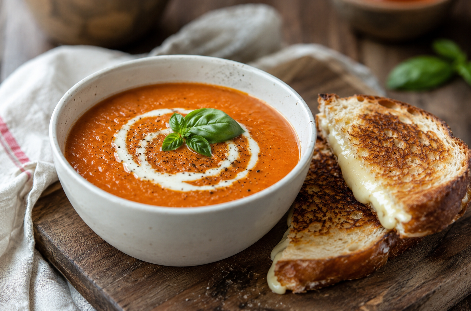 Creamy Tomato Basil Soup